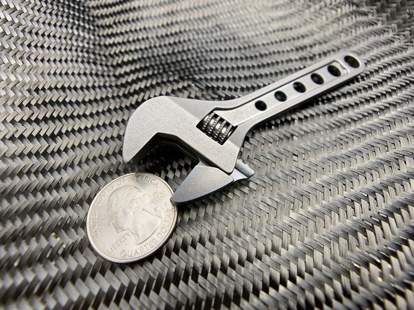 Adjustable Wrench - Titanium 4 Inch ( NSN Pending )