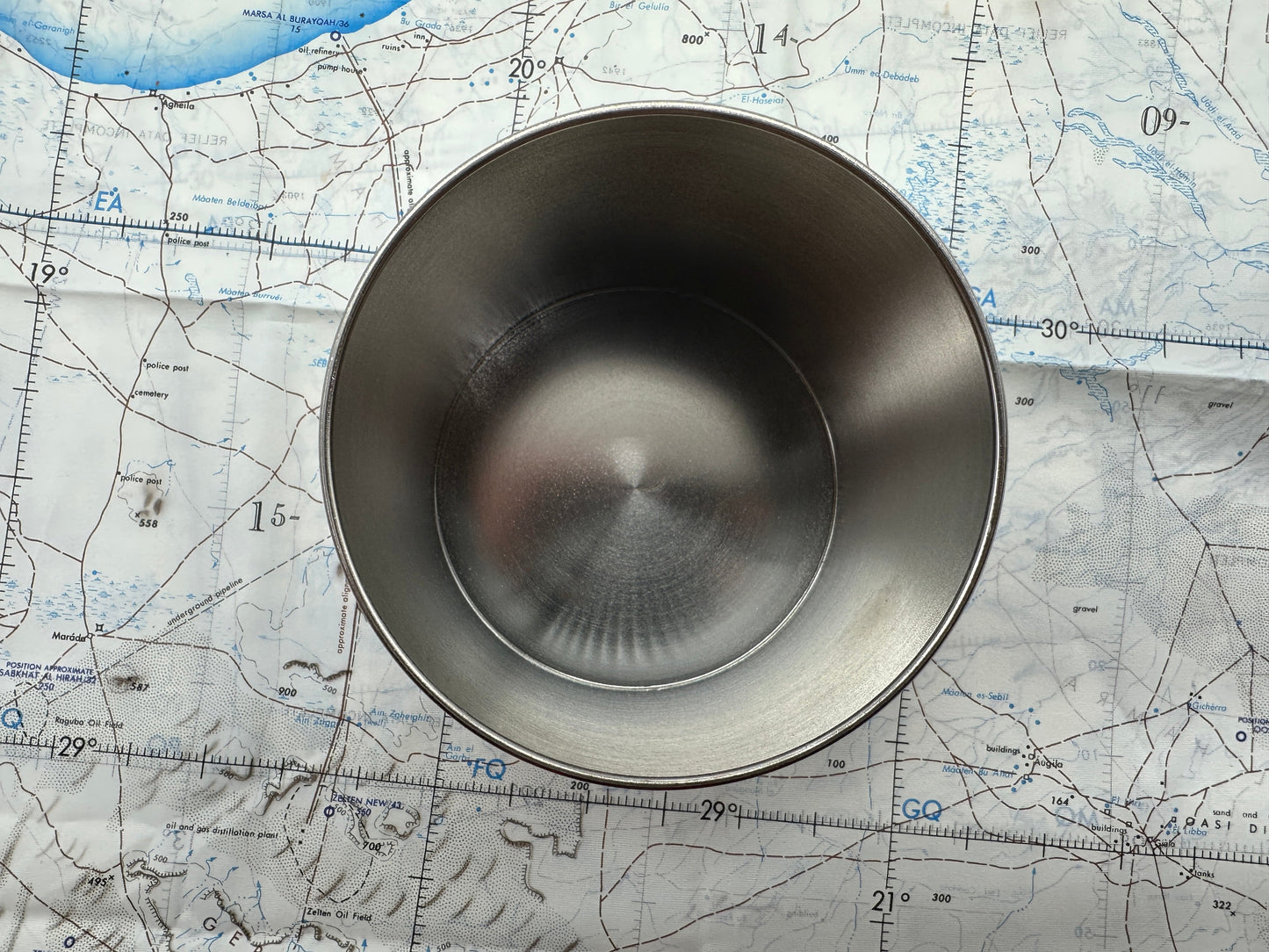 Lowball Tumbler - Machined Titanium 14 Oz Cup