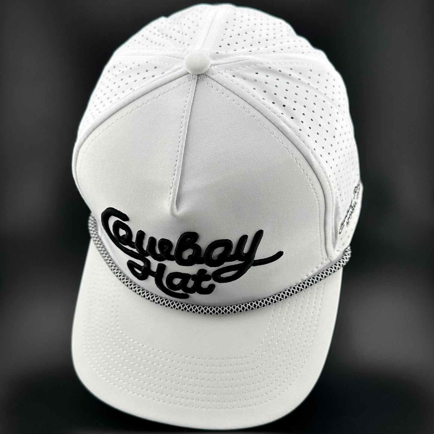 “Cowboy Hat” Summer Edition - Cowboy Revolution White 5-panel Trucker Hat