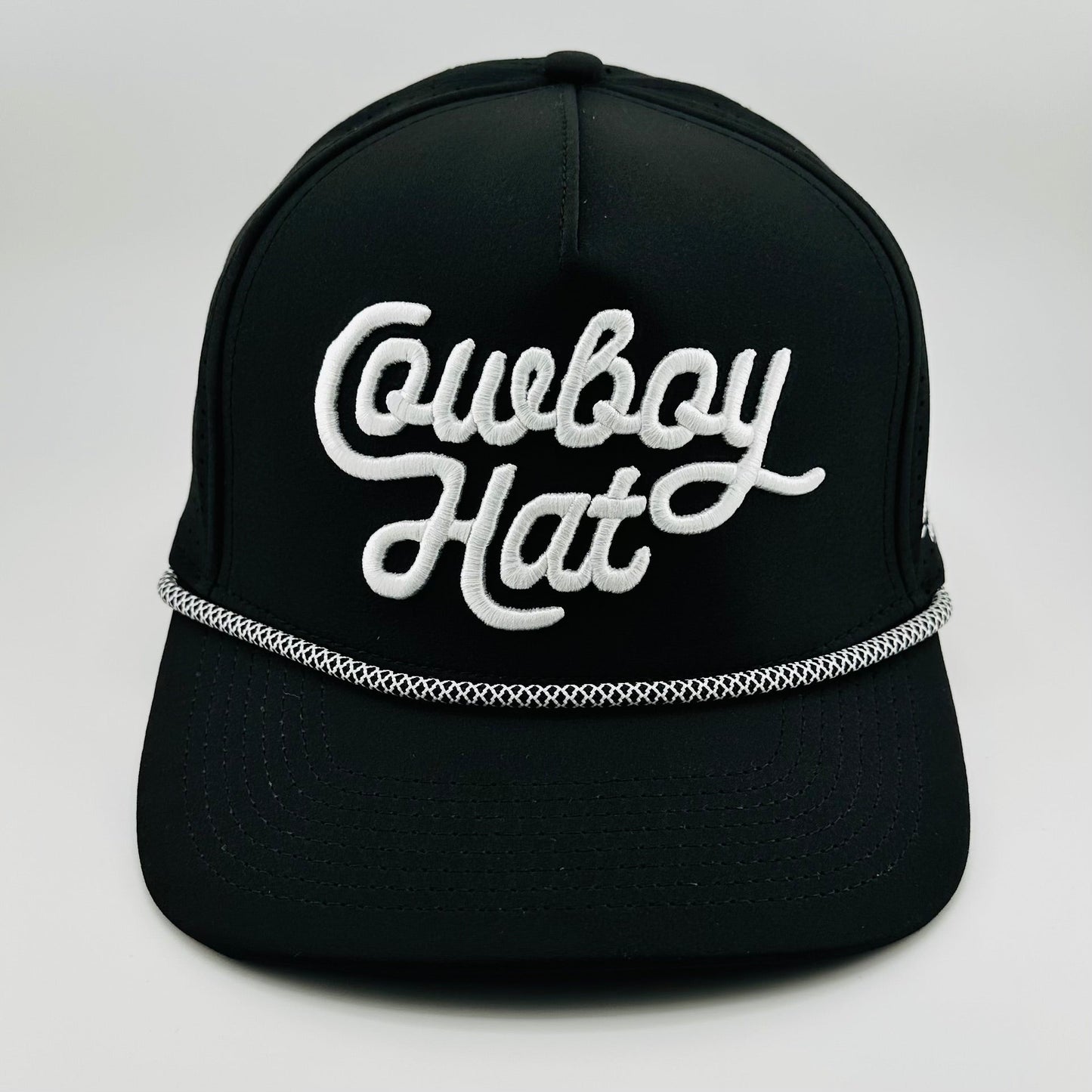 “Cowboy Hat” Summer Edition - Cowboy Revolution Black 5-panel Trucker Hat