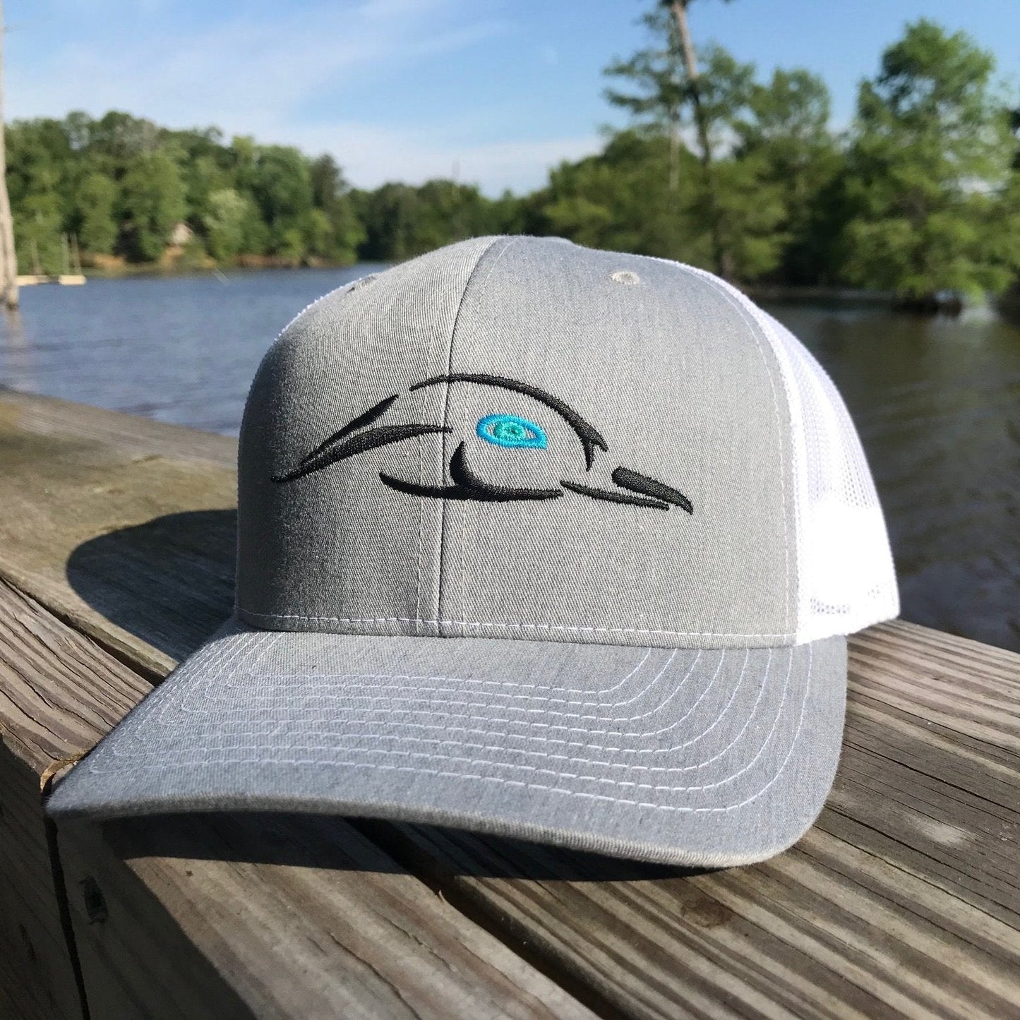 Heather Grey - White Mesh Back - The Original Trucker Hat