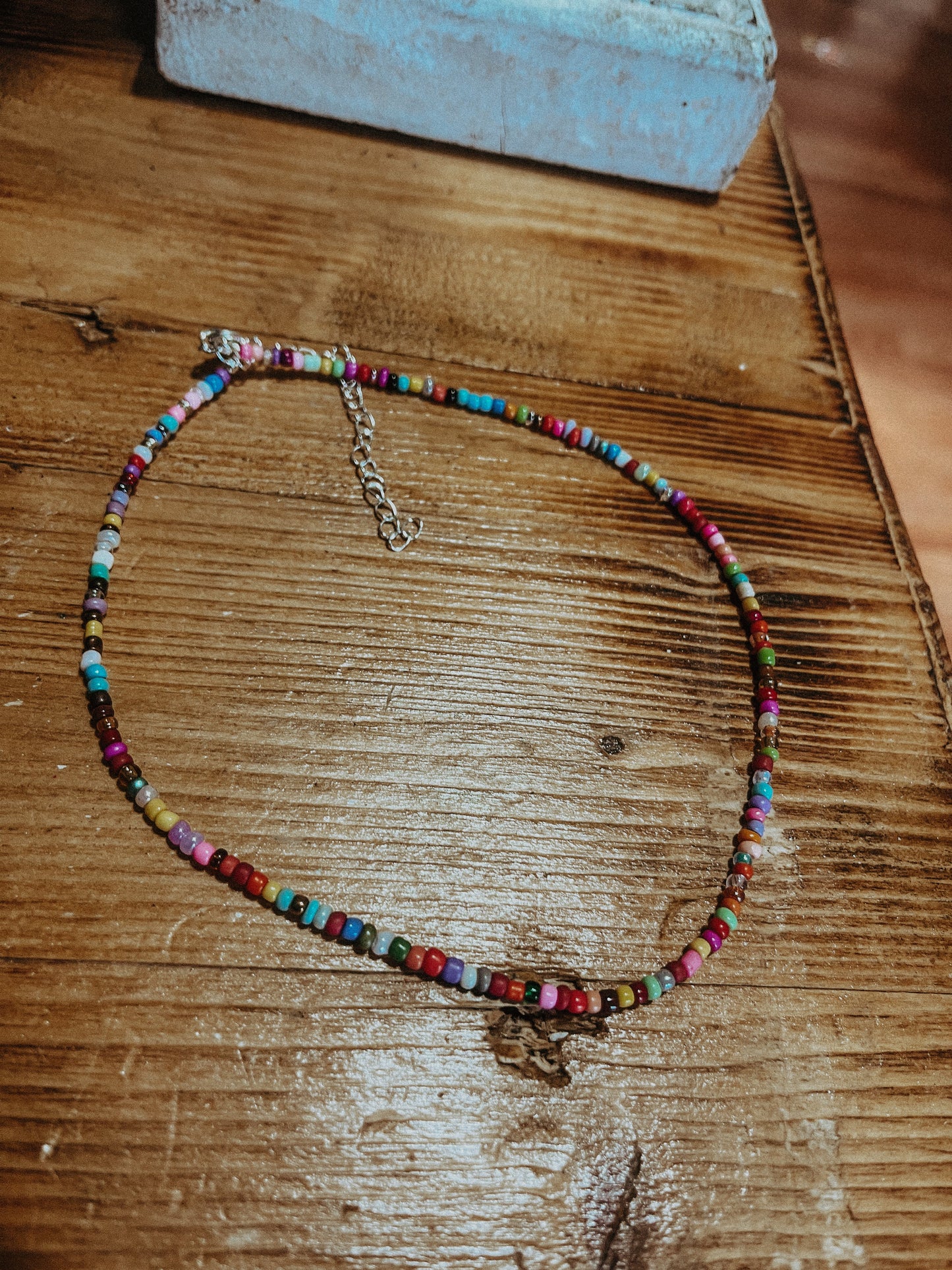 Seed Bead Choker Necklace