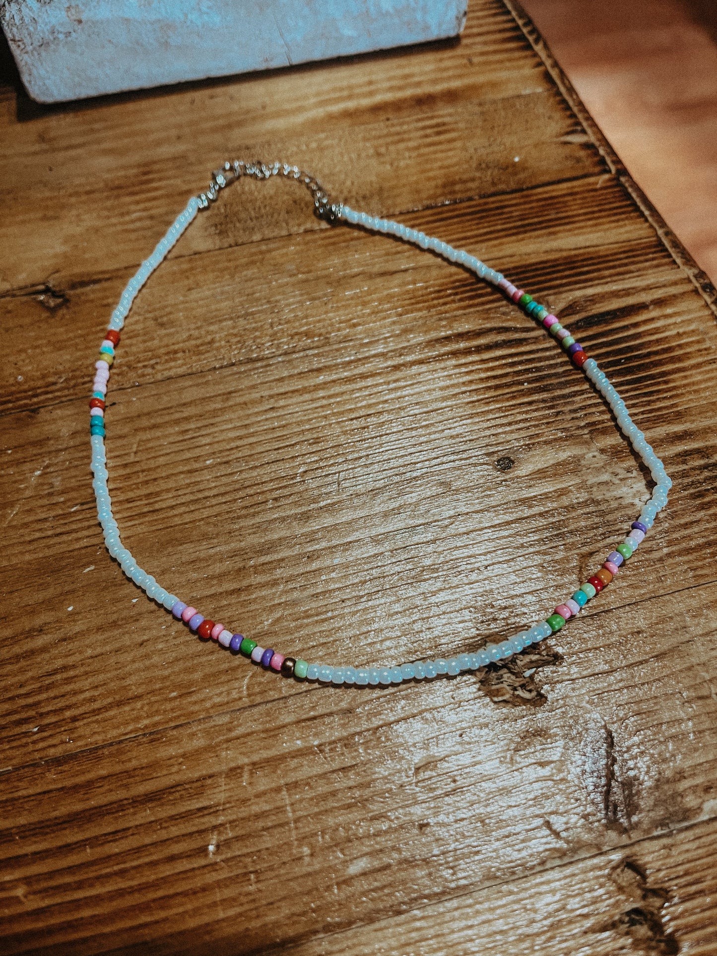 Seed Bead Choker Necklace