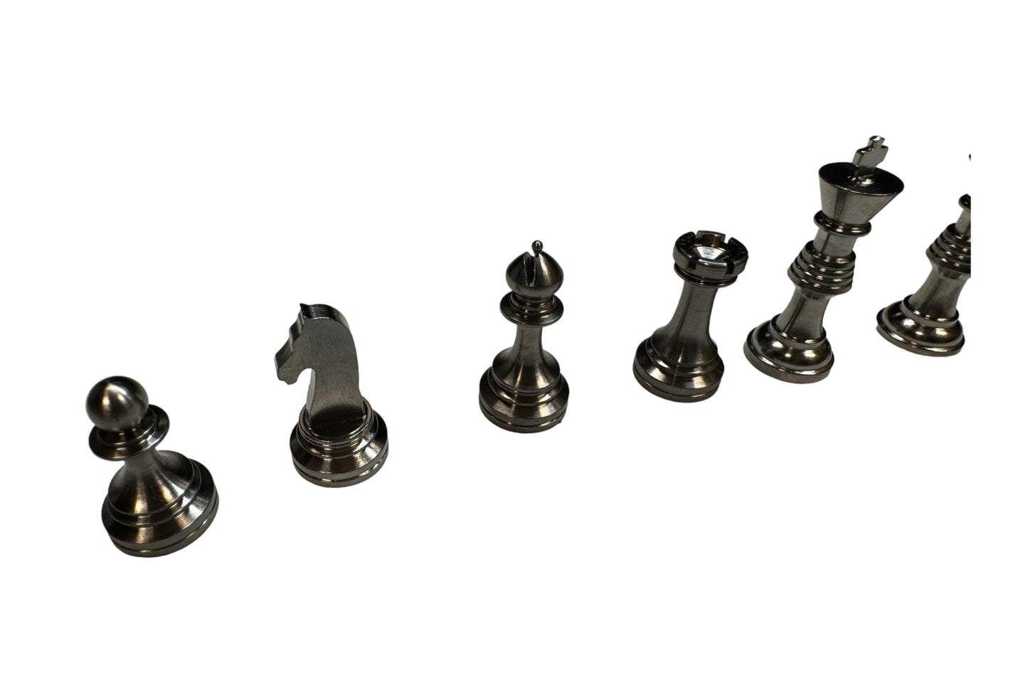 Titanium Chess Pieces ( Worlds Smallest ) by Maratac® - Build-A-Set