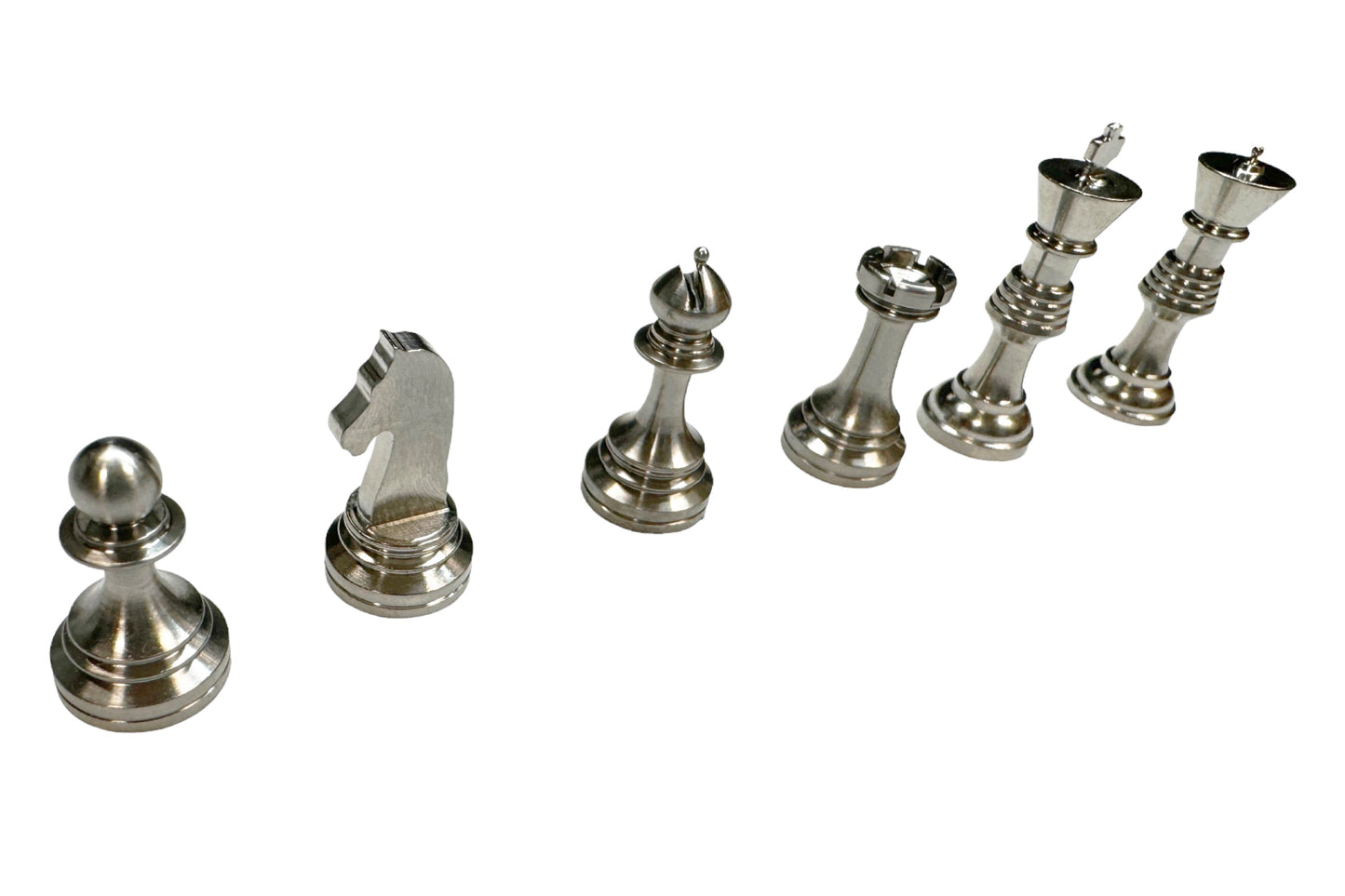 Titanium Chess Pieces ( Worlds Smallest ) by Maratac® - Build-A-Set