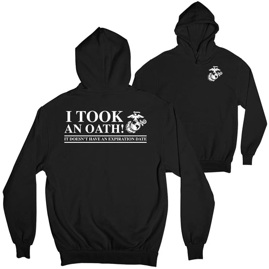 Marines I Took an Oath 2-Sided Hoodie