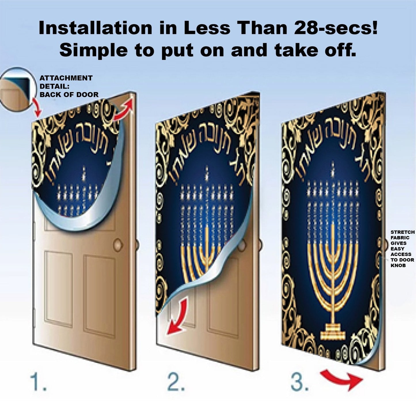 Hanukkah Door Decorations