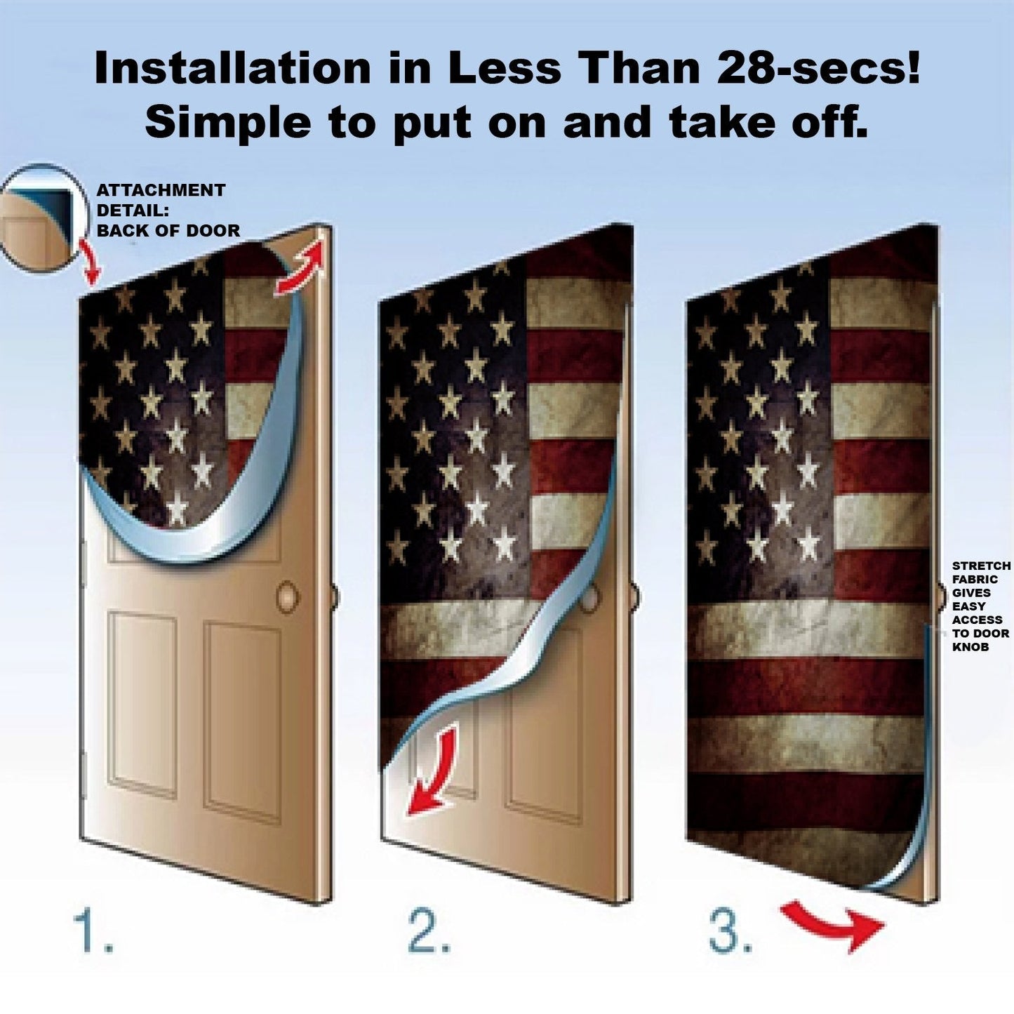 Patriotic Door Banner