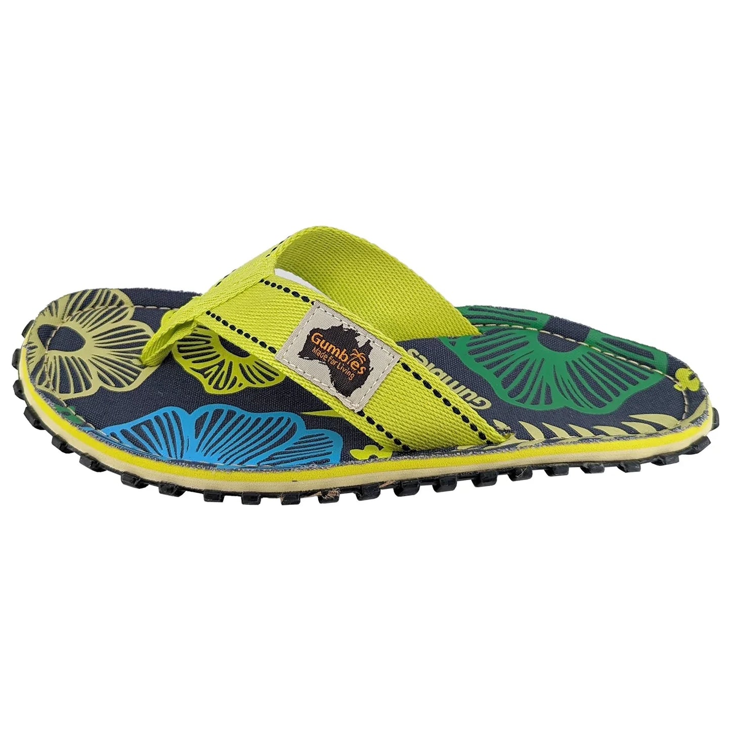 Islander Flip-Flops - Women's - Pistachio Flowers