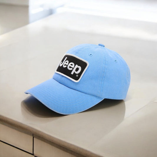 Hat - Jeep Chino Twill Patch - Blue