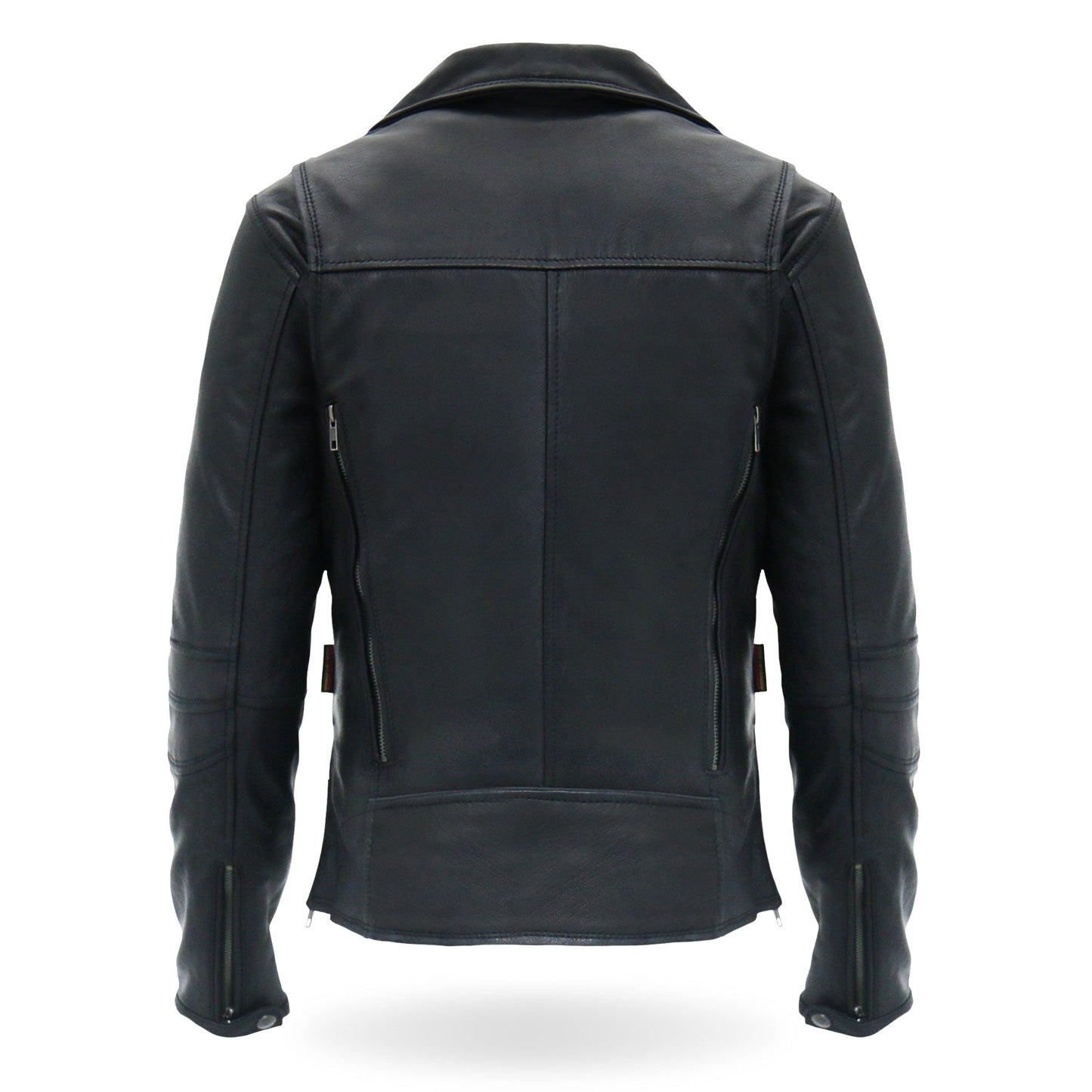 Hot Leathers JKL1029 Ladies Leather Motorcycle Concealed carry Biker Jacket with Vents and Side Zippers