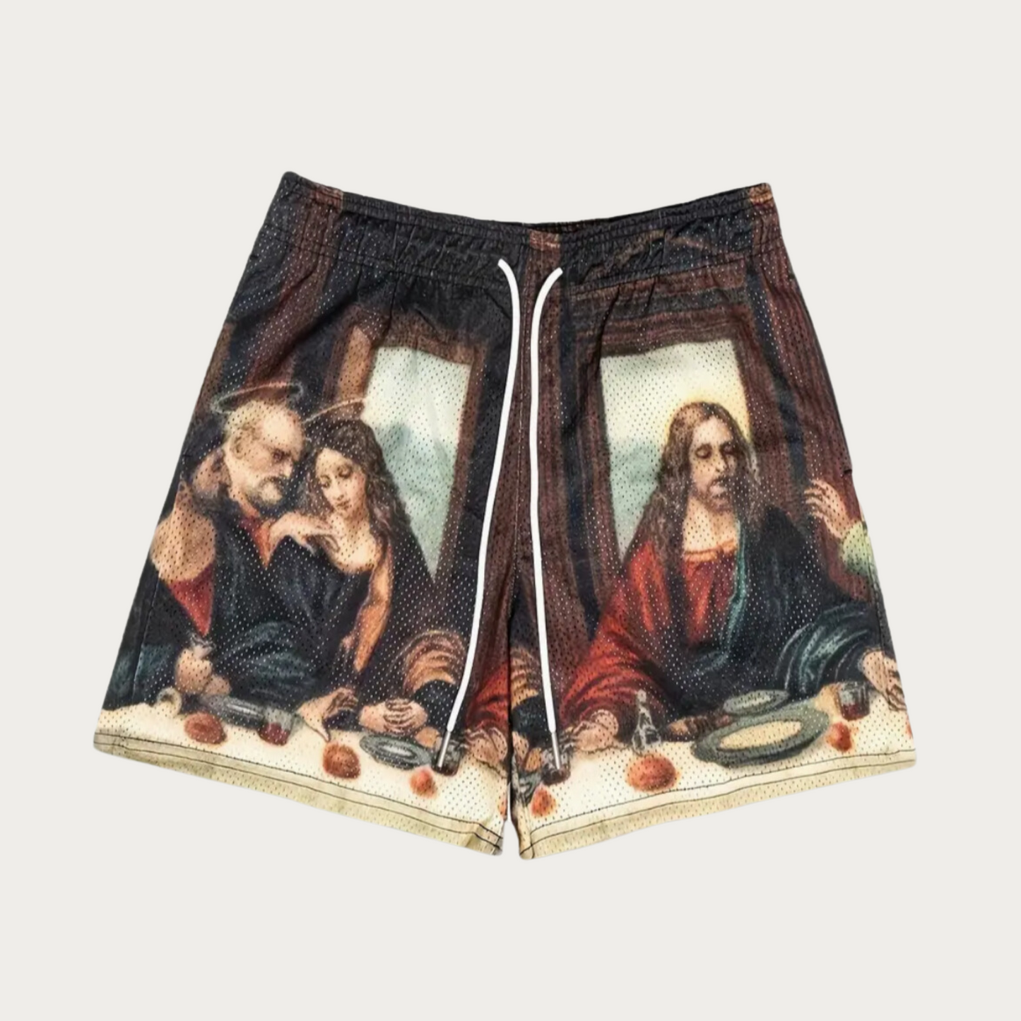 Last Supper Mesh Shorts