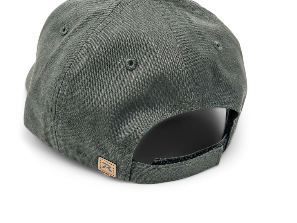 Apache Skull Hat | Olive Green Duck Canvas