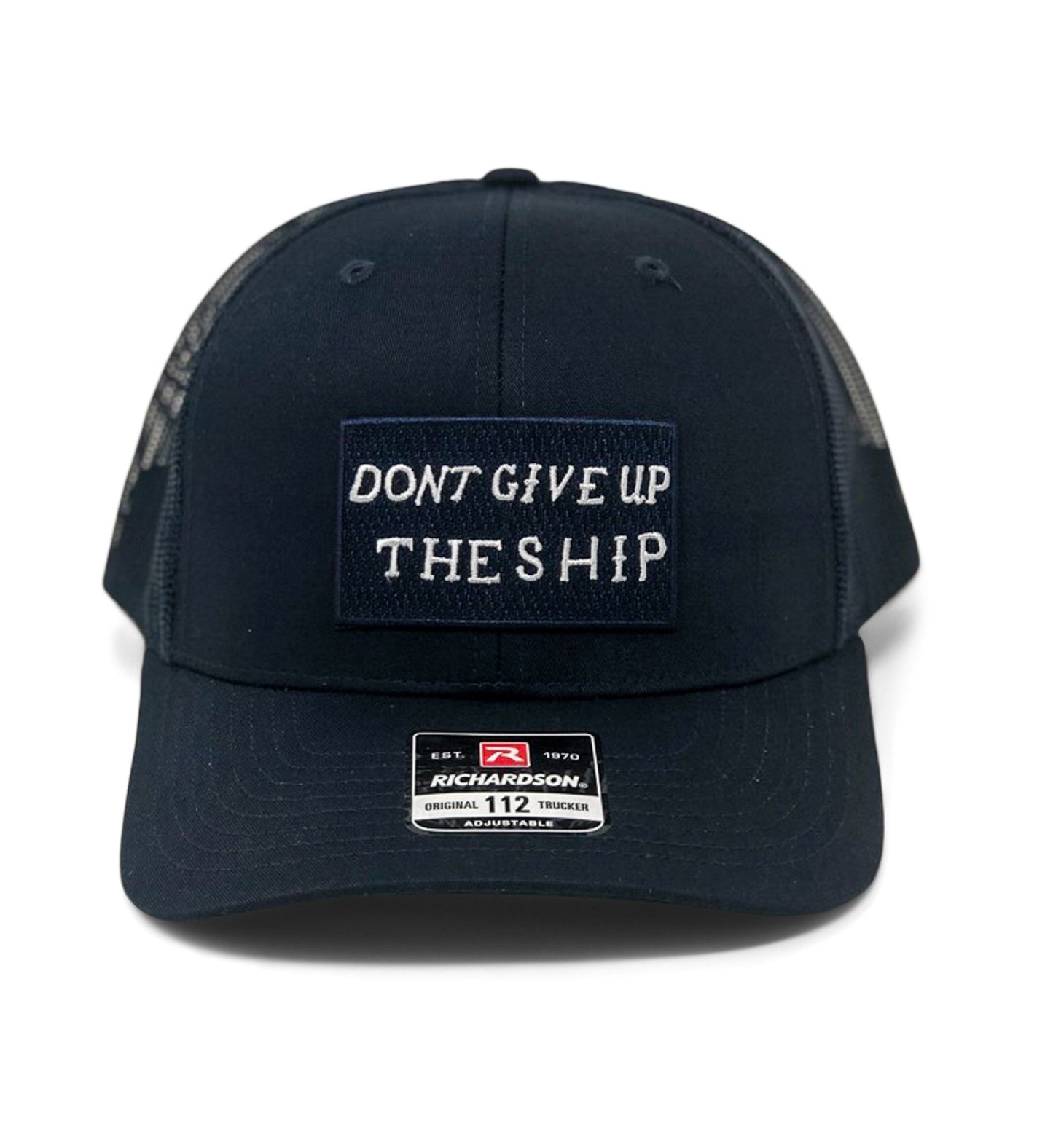 Don't Give Up the Ship Flag Hat - Commodore Perry Flag