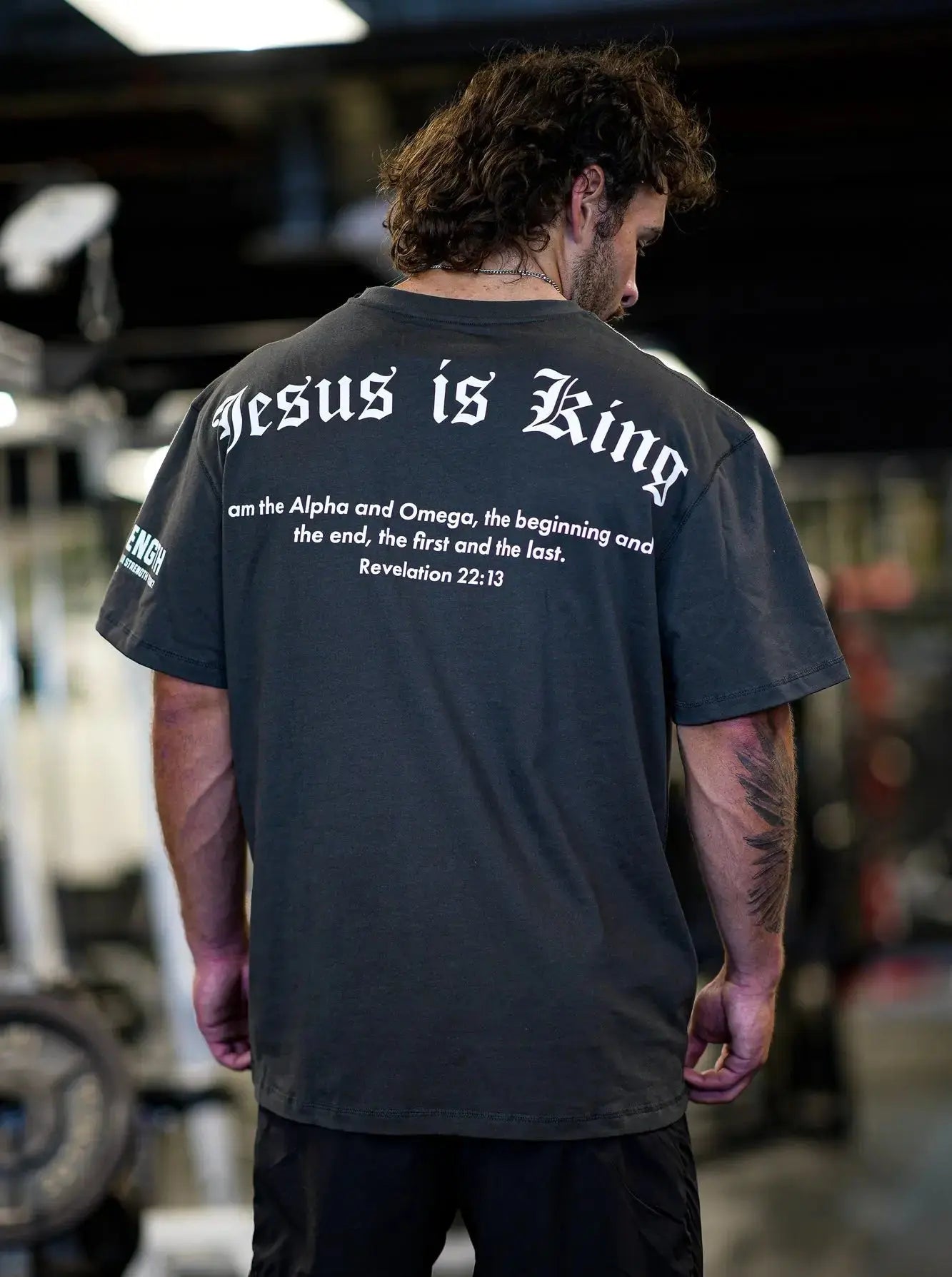 Jesus Is King Oversized Tee