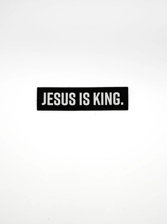 Jesus Is King Velcro Patch