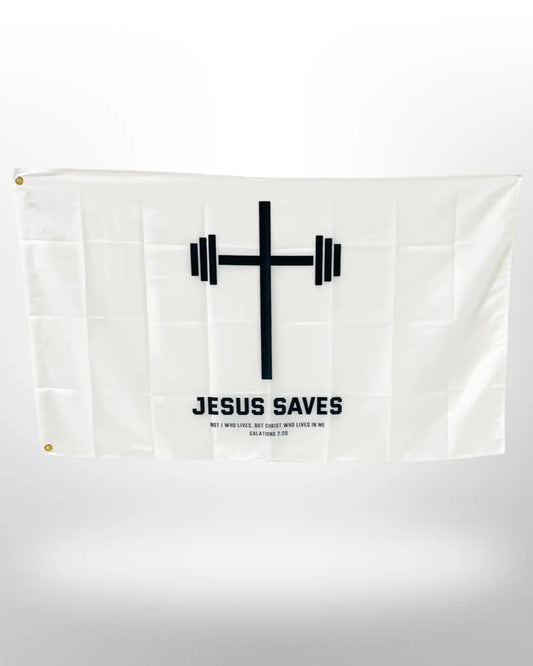 Jesus Saves Flag