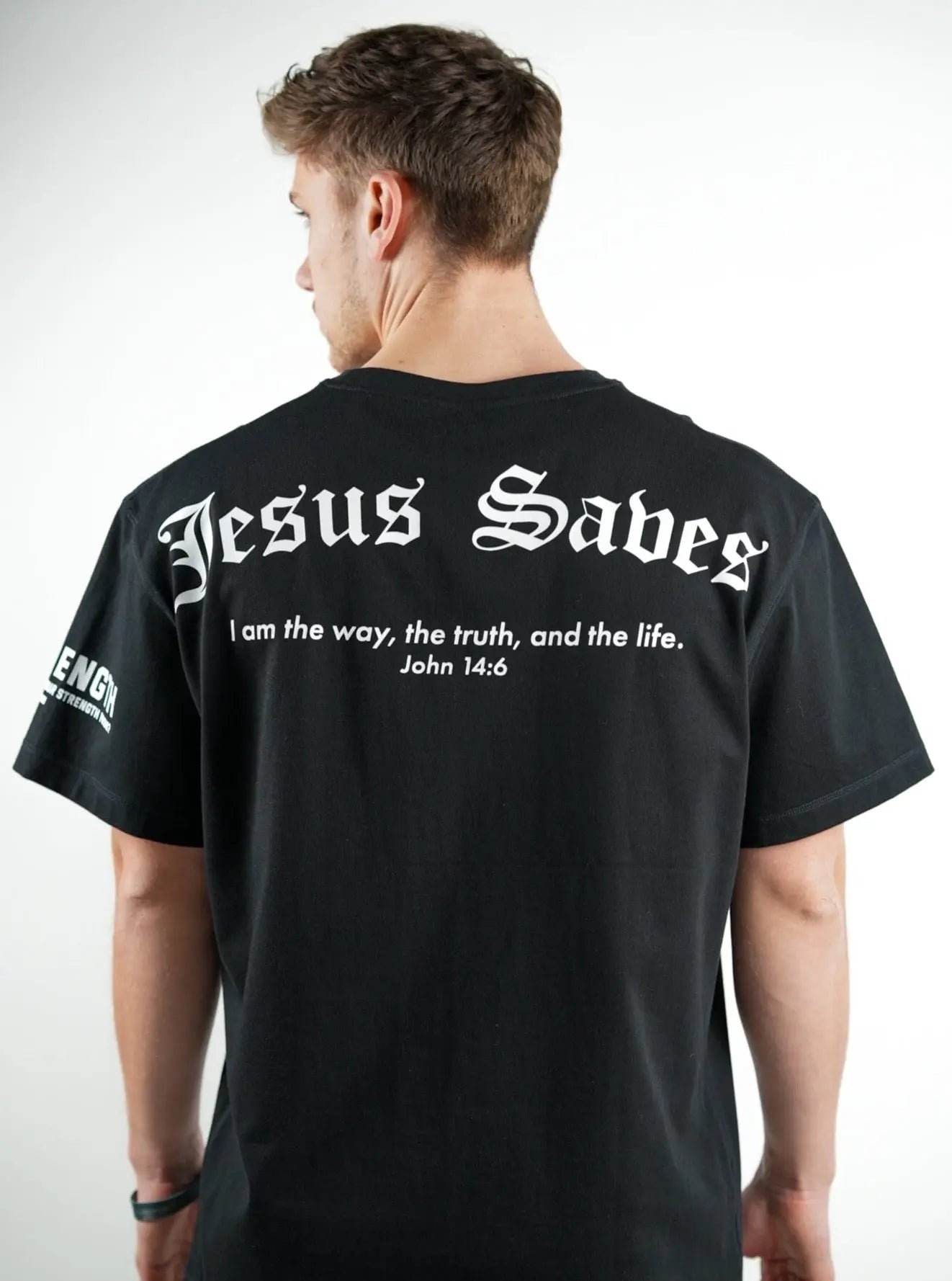 Jesus Saves Oversized Tee