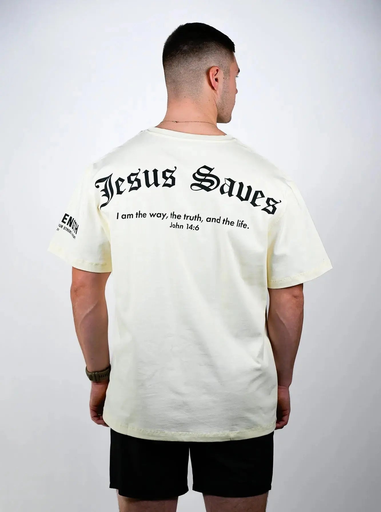 Jesus Saves Oversized Tee