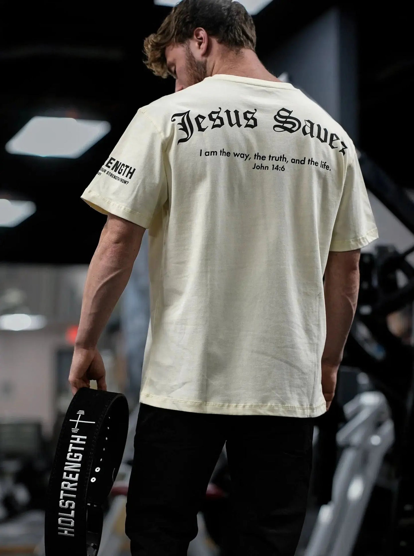 Jesus Saves Oversized Tee