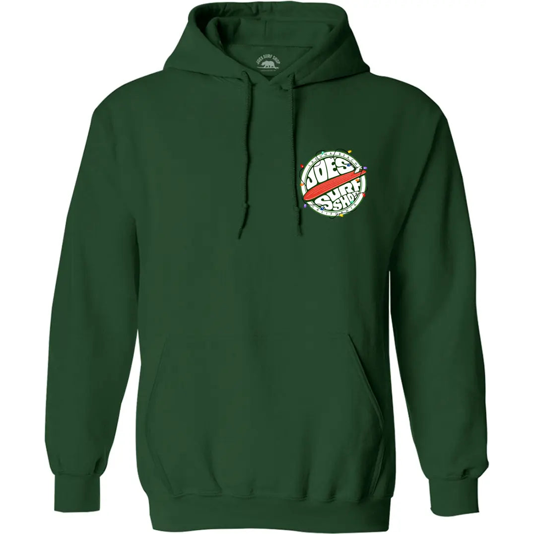 Joe's Surf Shop Fins Up Christmas Hoodie