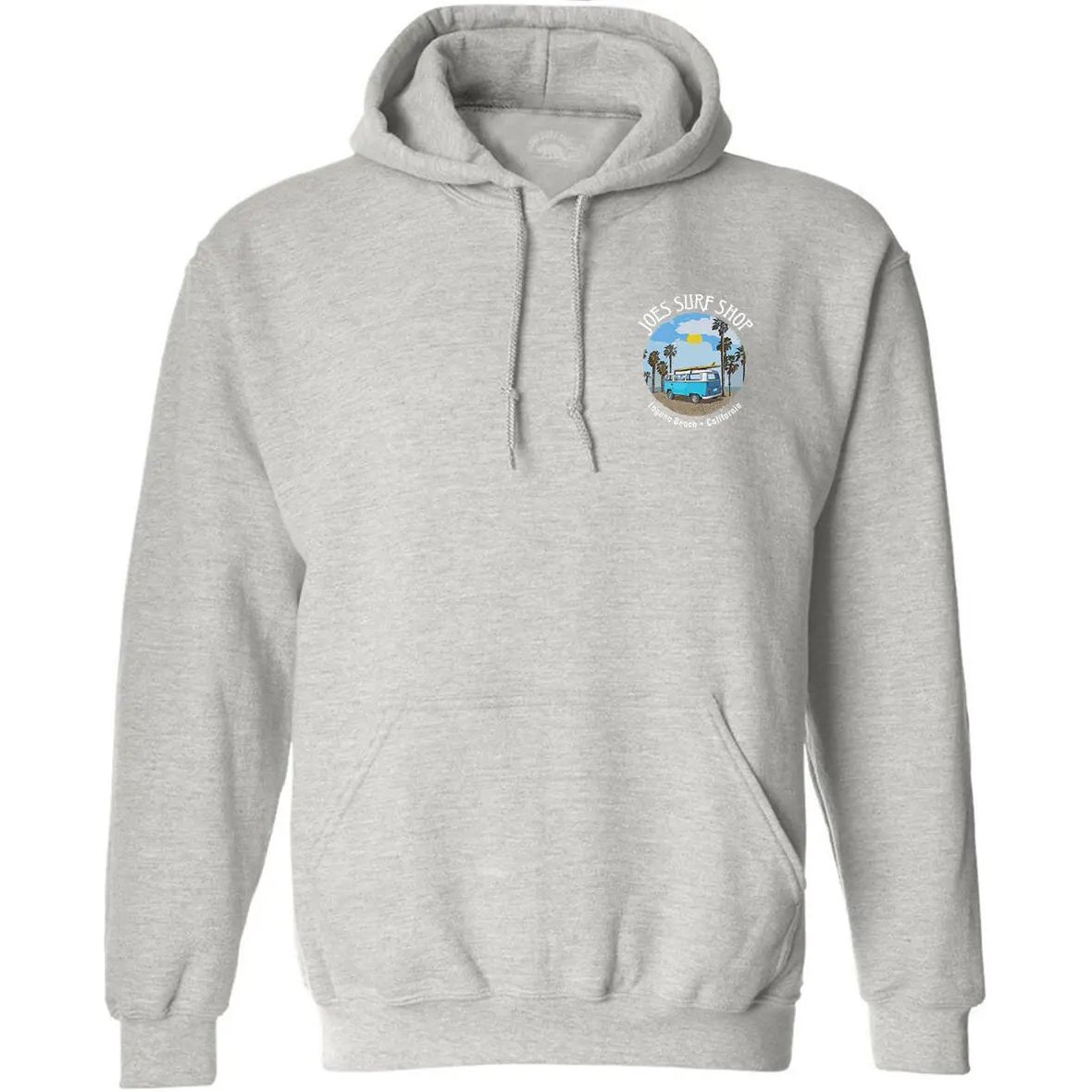 Joe's Surf Shop Surf Bus Beach Hoodie