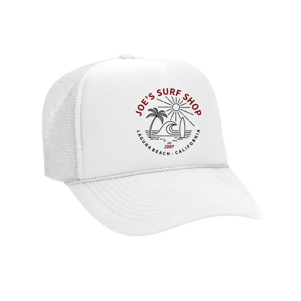 Joe's Surf Shop Beach Life Foam Trucker Hat