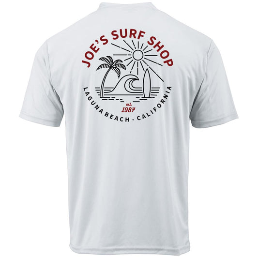 Joe's Surf Shop Beach Life Graphic Workout Tee