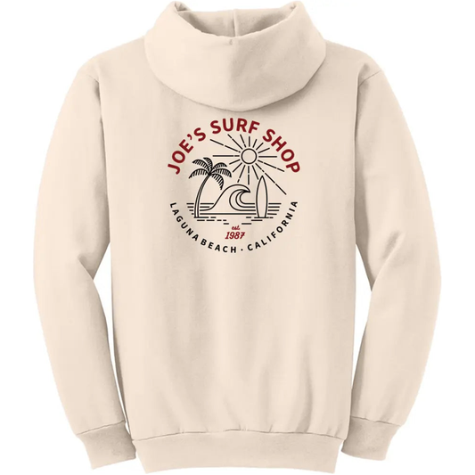 Joe's Surf Shop Beach Life Pullover Surf Hoodie