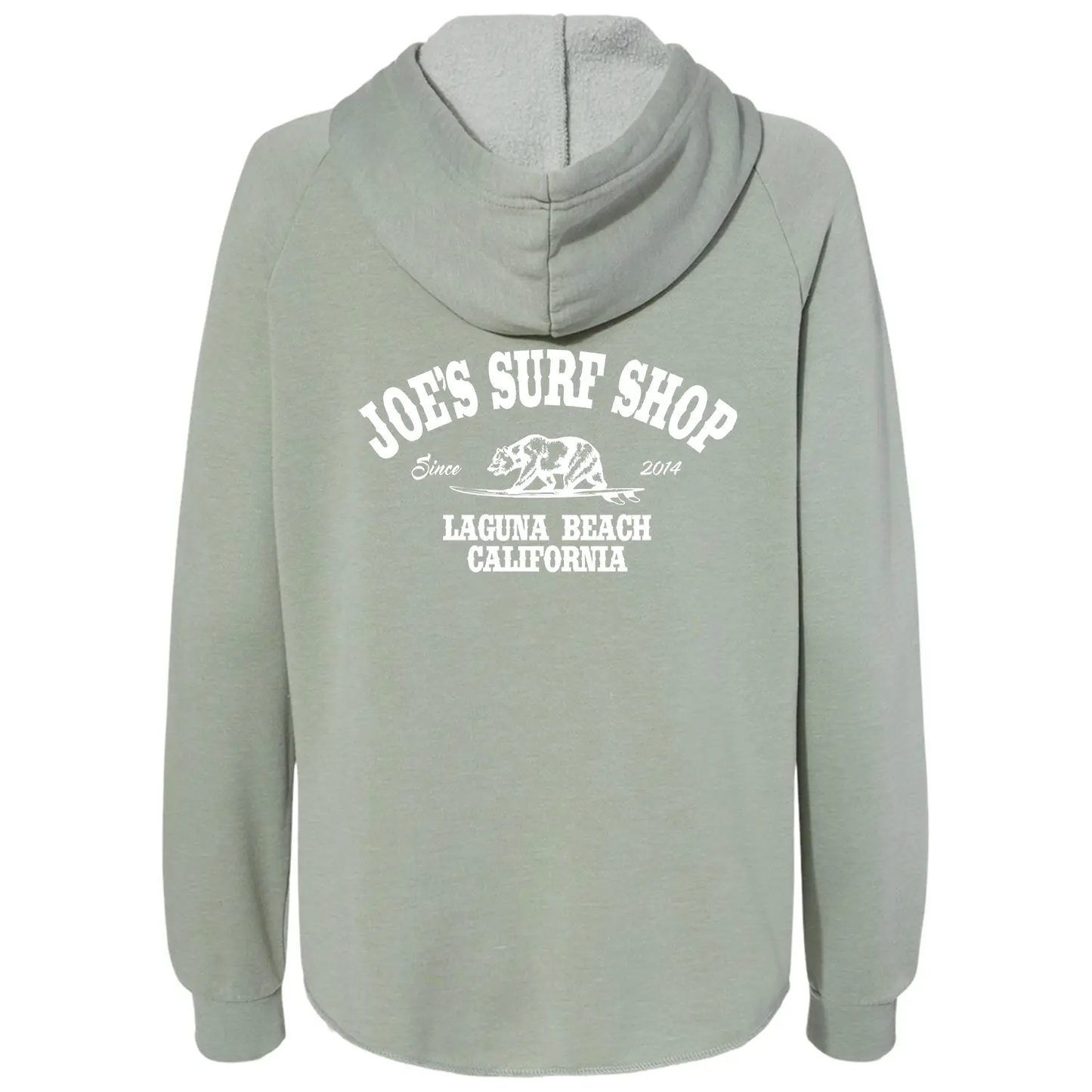 Joe's Surf Shop California Women's Zip-Up Hoodie