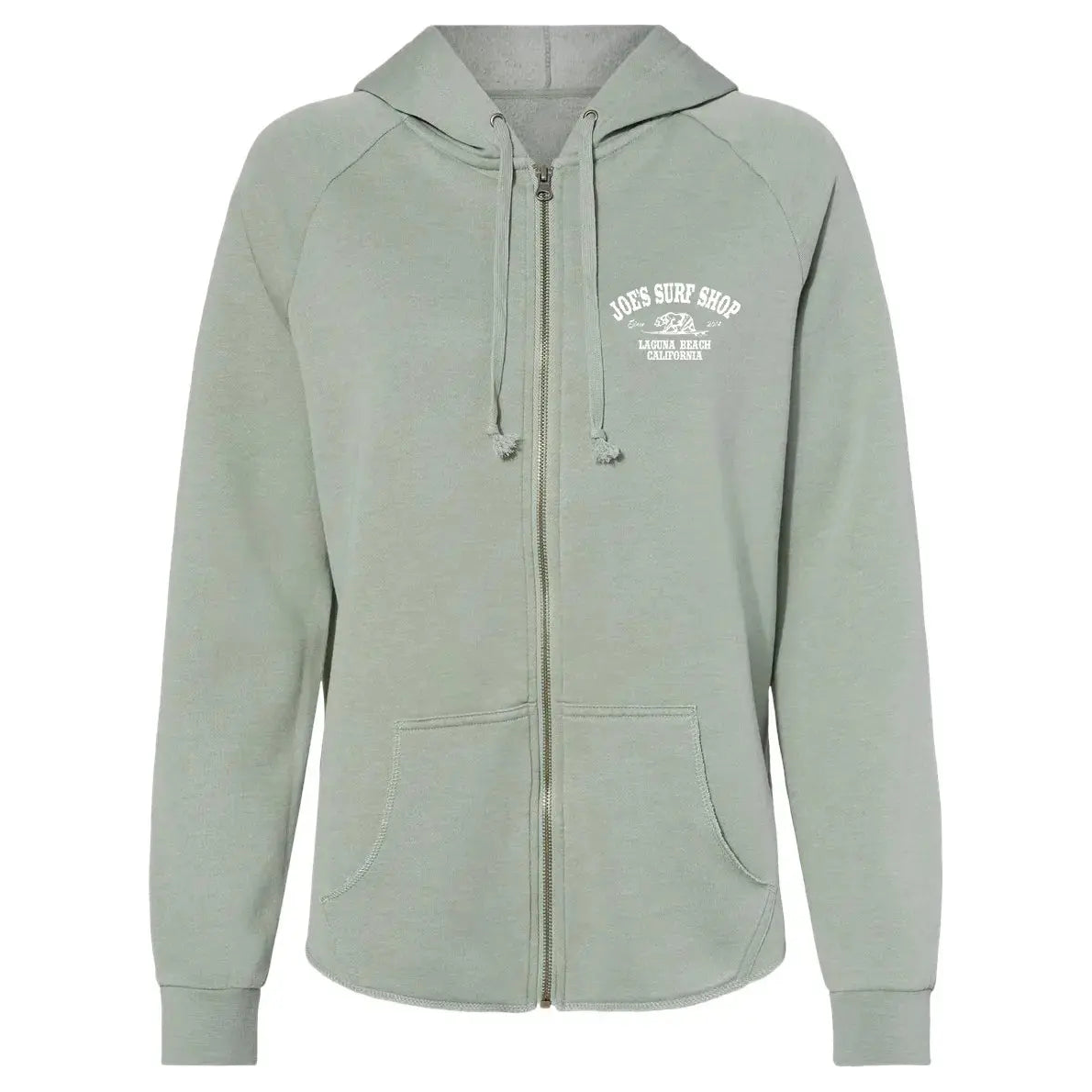 Joe's Surf Shop California Women's Zip-Up Hoodie