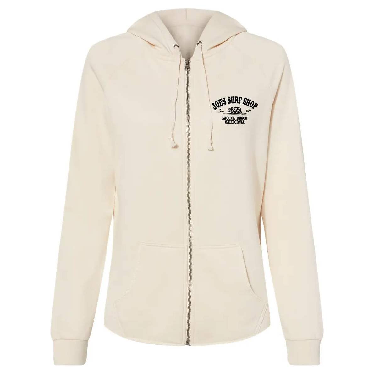 Joe's Surf Shop California Women's Zip-Up Hoodie