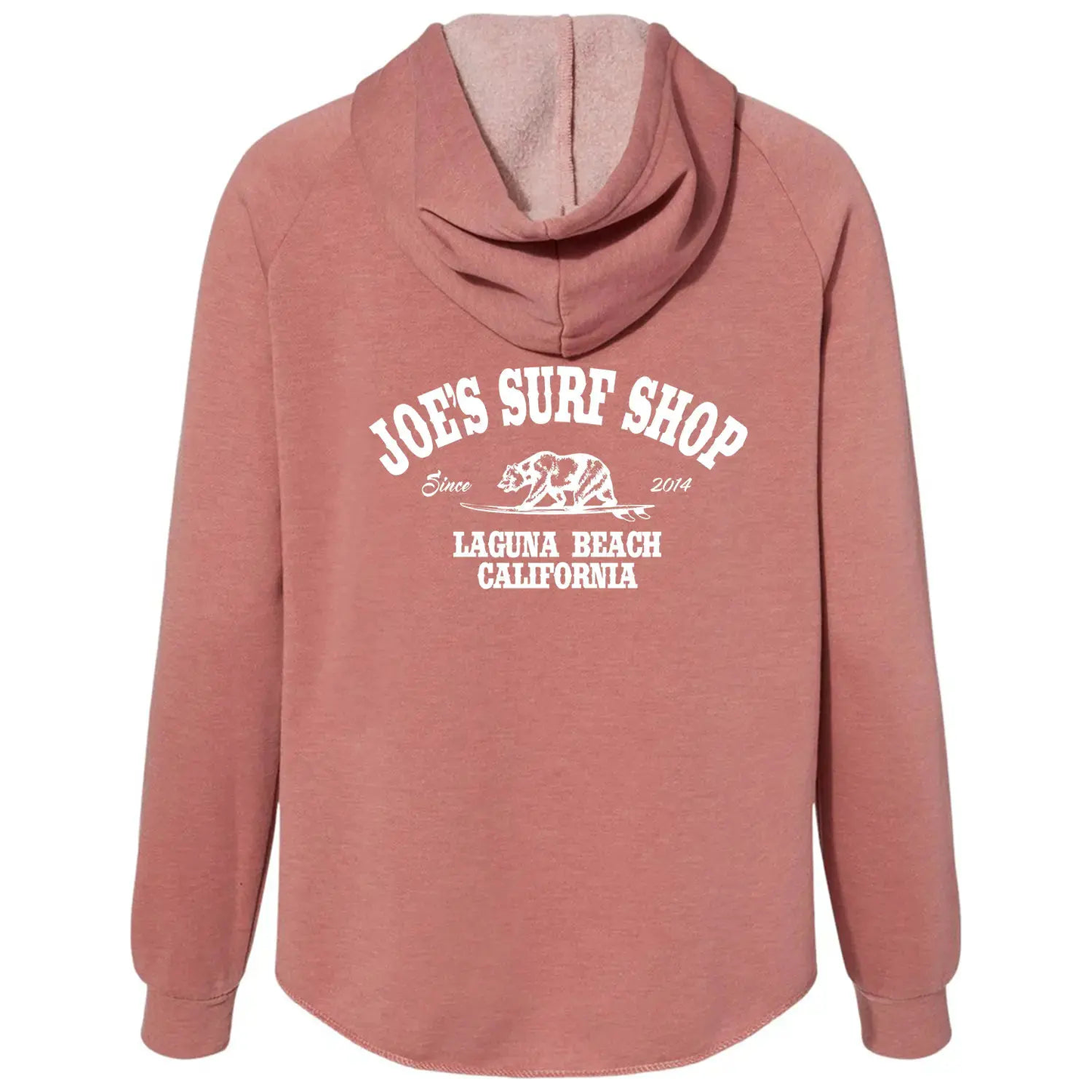 Joe's Surf Shop California Women's Zip-Up Hoodie