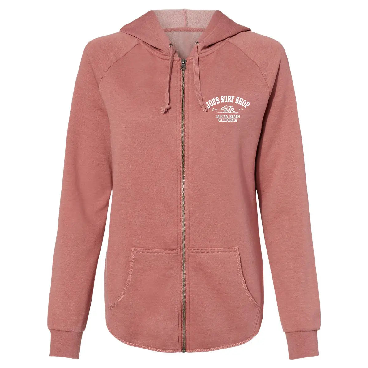 Joe's Surf Shop California Women's Zip-Up Hoodie