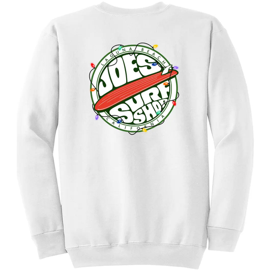 Joe's Surf Shop Fins Up Christmas Crewneck