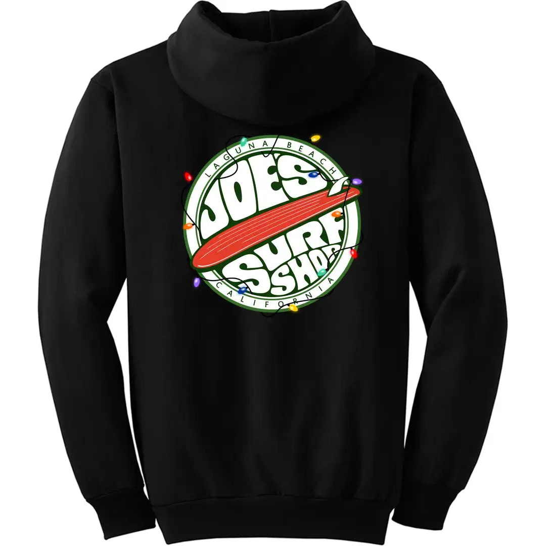 Joe's Surf Shop Fins Up Christmas Hoodie