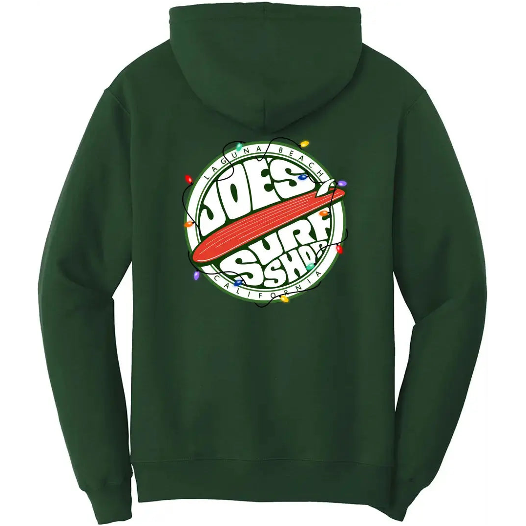 Joe's Surf Shop Fins Up Christmas Hoodie