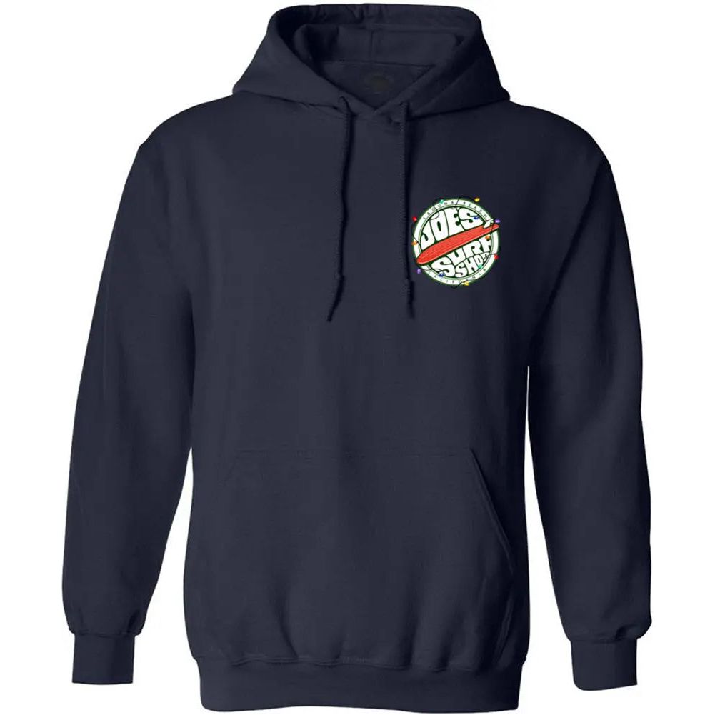 Joe's Surf Shop Fins Up Christmas Hoodie