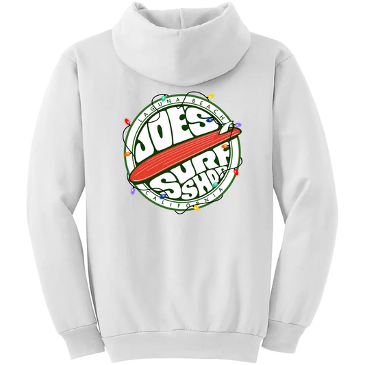 Joe's Surf Shop Fins Up Christmas Hoodie