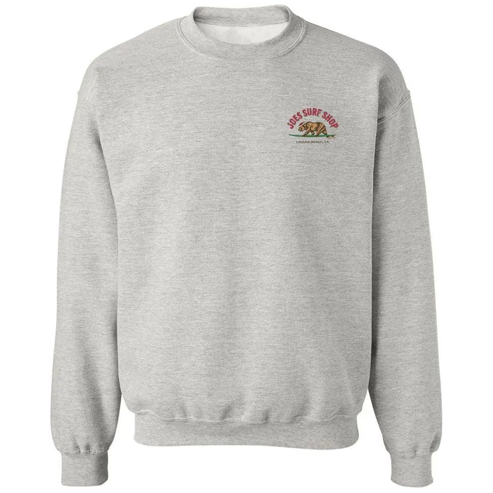 Joe's Surf Shop Surfing Bear Christmas Crewneck