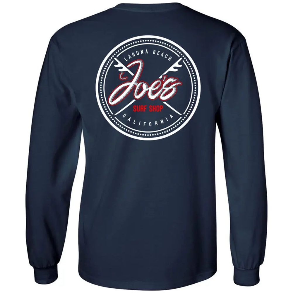 Joe's Surf Shop Double Boards Youth Long Sleeve Tee