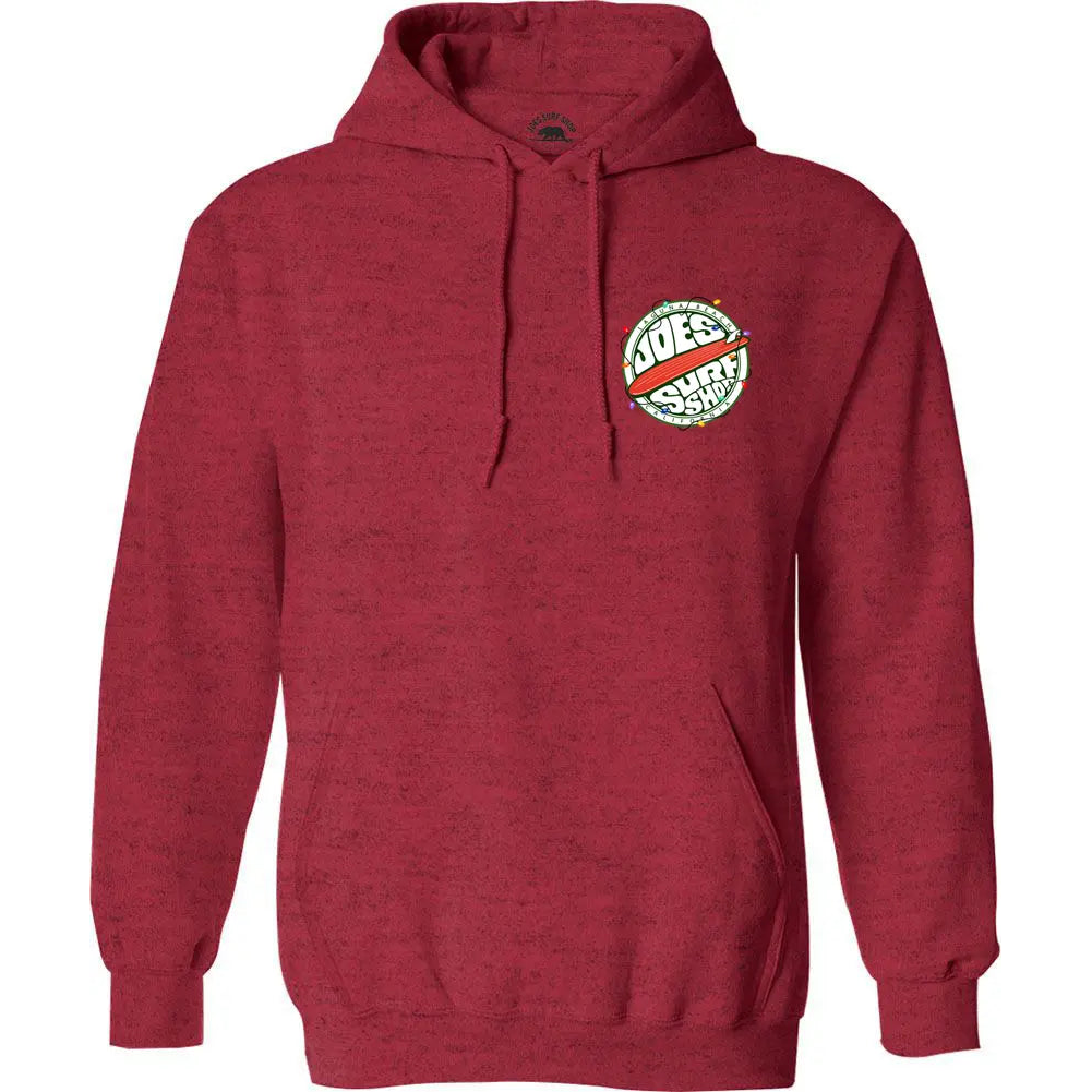 Joe's Surf Shop Fins Up Christmas Hoodie