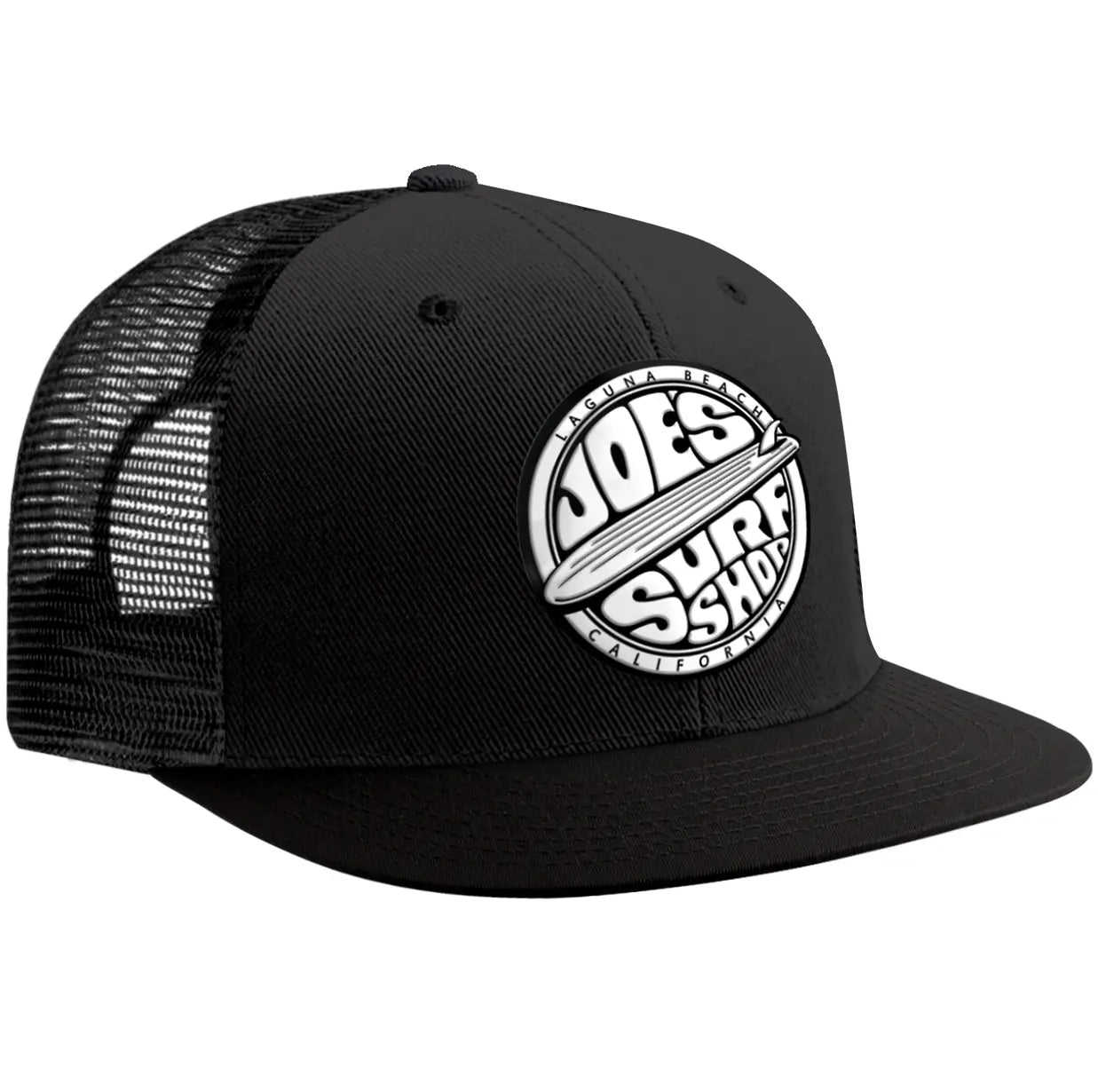 Joe's Surf Shop Fins Up Flat Bill Trucker Hat