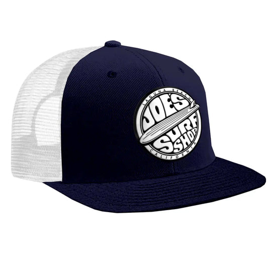 Joe's Surf Shop Fins Up Flat Bill Trucker Hat