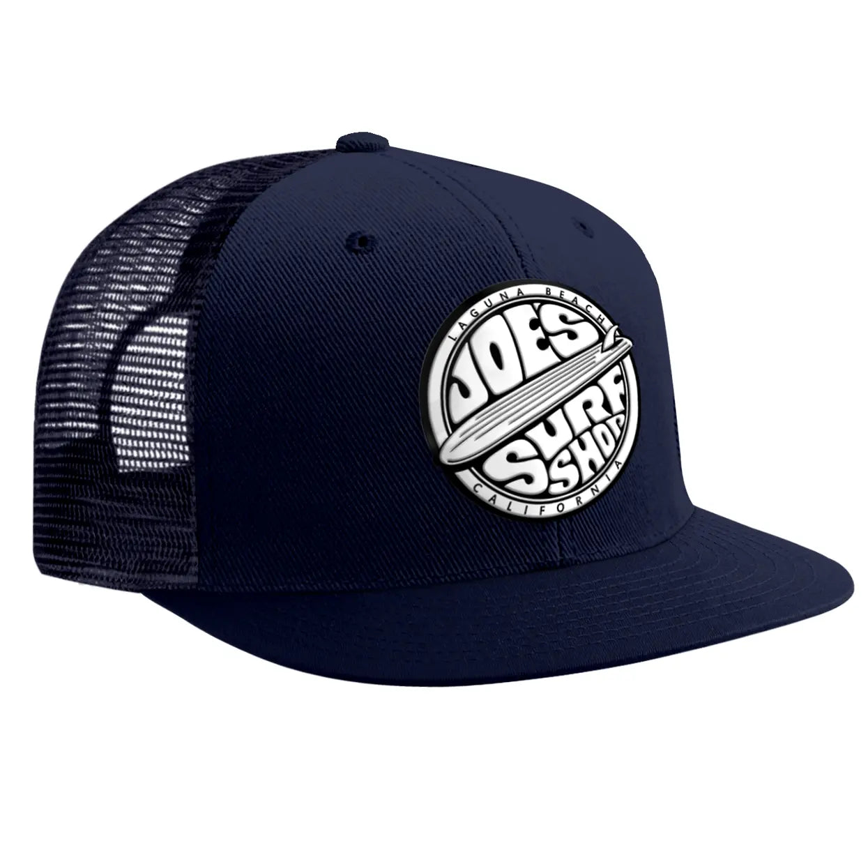 Joe's Surf Shop Fins Up Flat Bill Trucker Hat