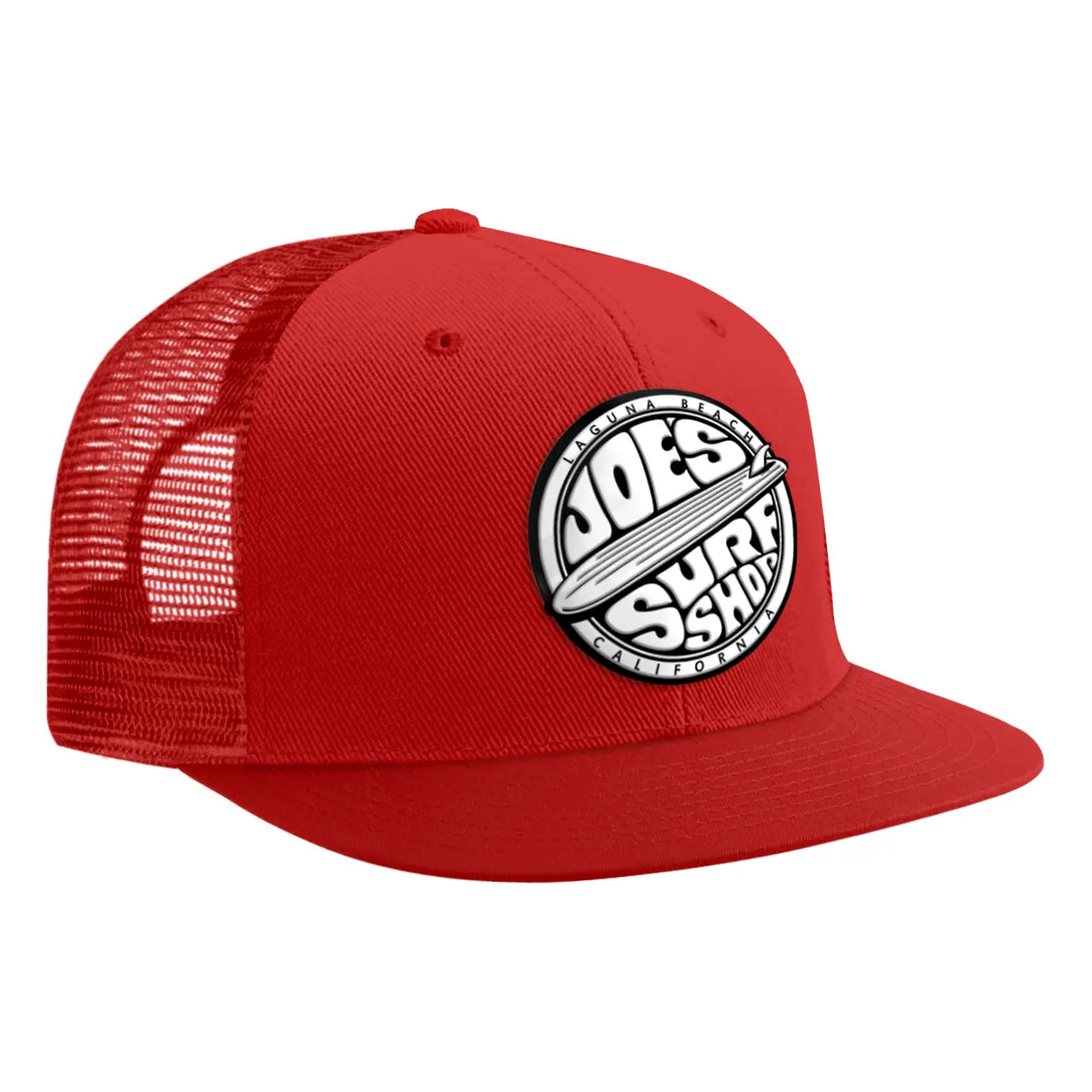 Joe's Surf Shop Fins Up Flat Bill Trucker Hat