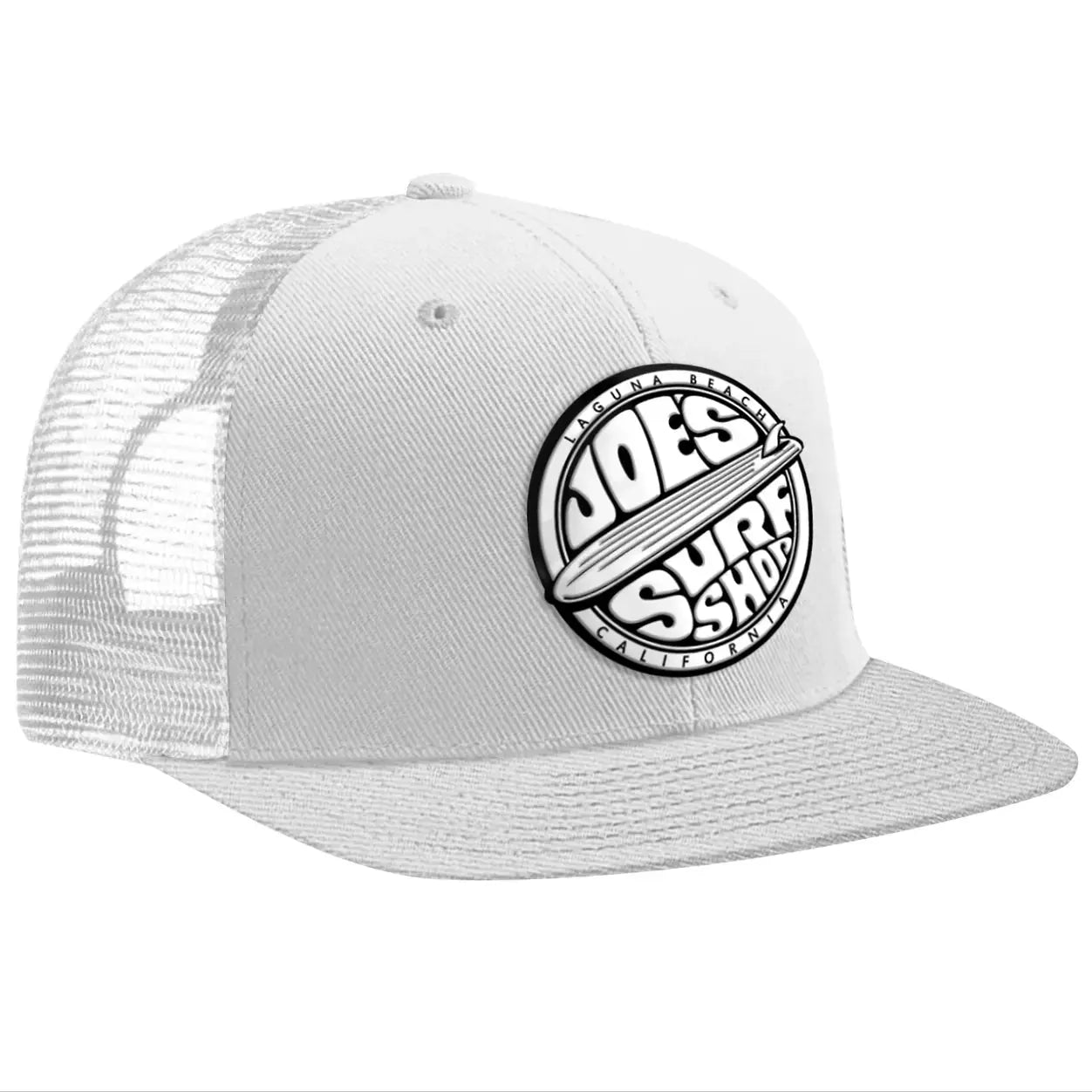 Joe's Surf Shop Fins Up Flat Bill Trucker Hat