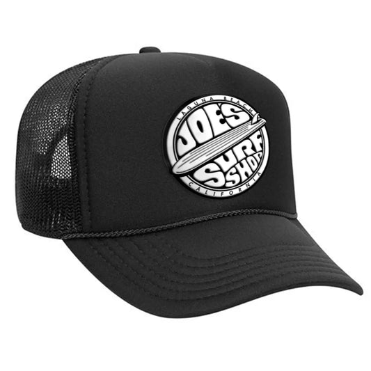 Joe's Surf Shop Fins Up Patch Beach Trucker Hat