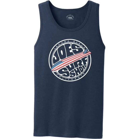 Joe's Surf Shop Fins Up USA Tank Top