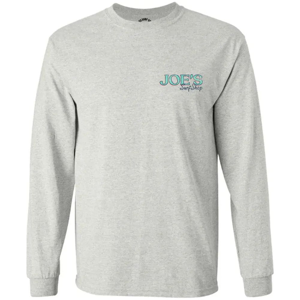 Joe's Surf Shop Flamingo Logo Youth Long Sleeve Tee